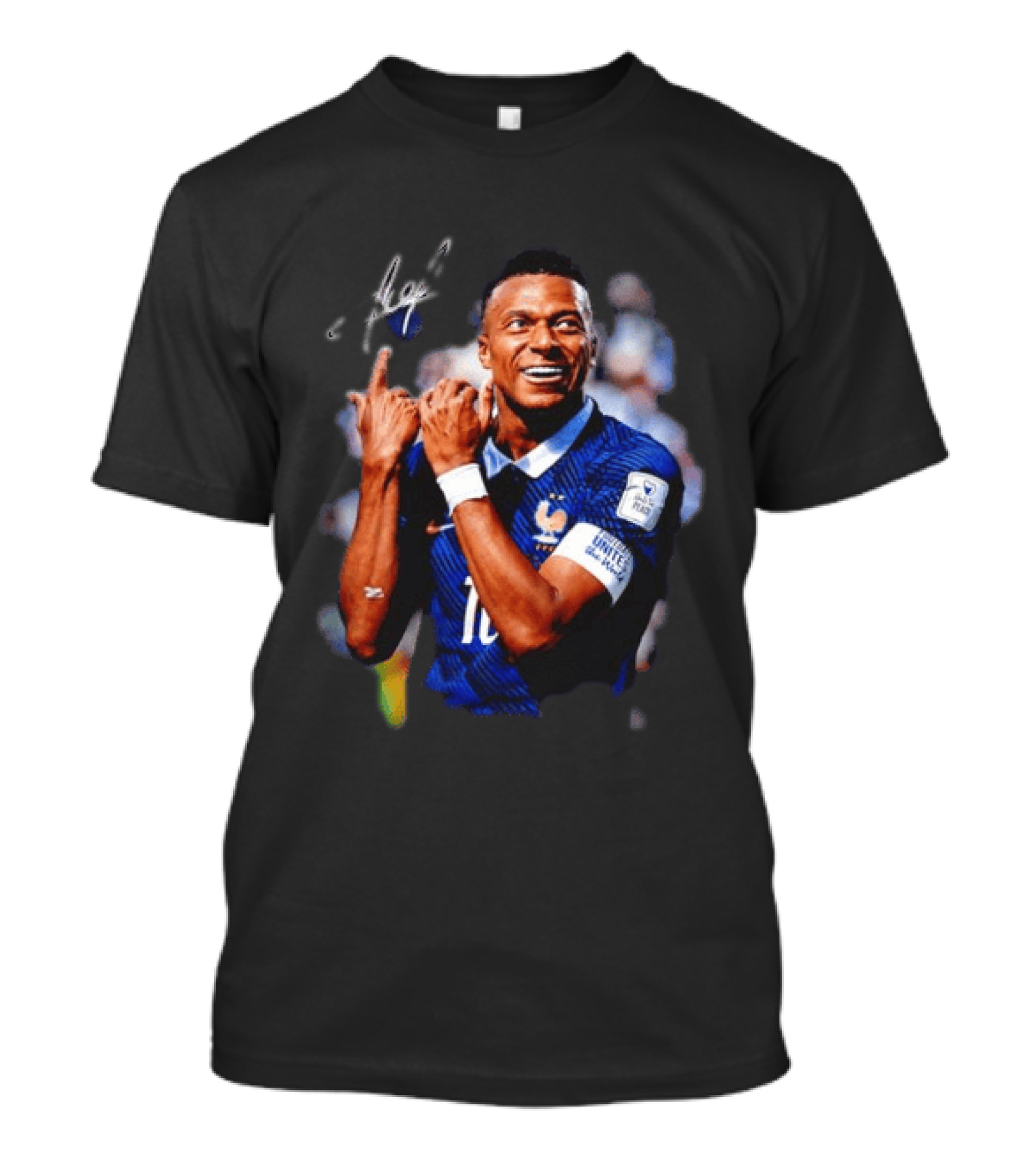 Kylian Mbappe France National Team Football World Cup Celebration T-Shirt