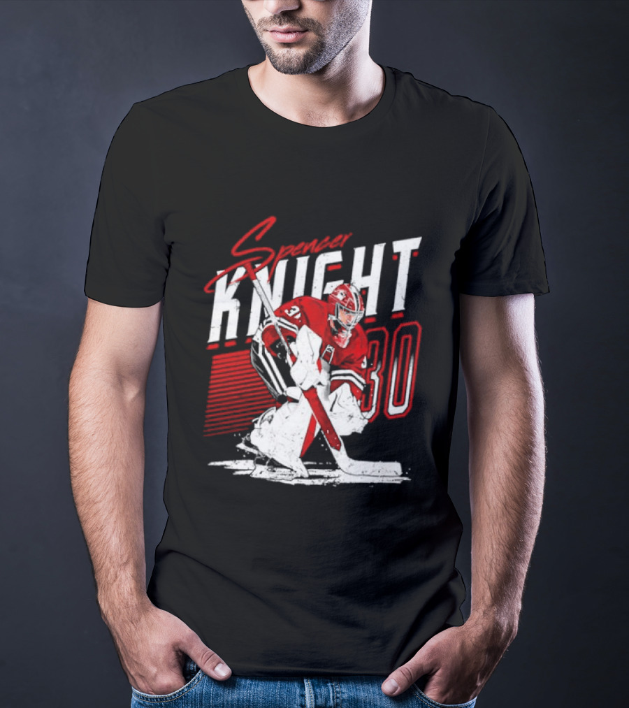 Florida Panthers Spencer Knight Number 30 NHL Stripes T-Shirt