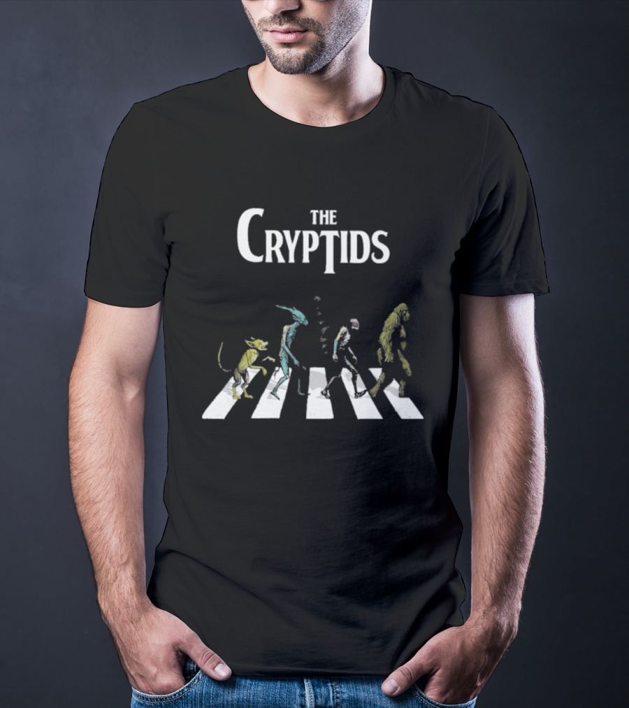 The Cryptids Abbey Road 2026 Paranormal Creature Band Crossing T-Shirt