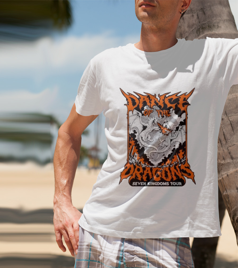 Dance Of The Dragons Seven Kingdoms Tour House Targaryen Fire Breathing T-Shirt