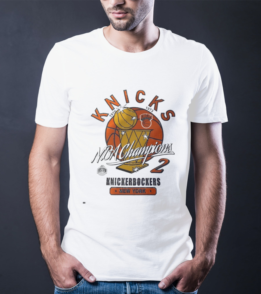 Knicks 1970 1973 NBA Champions Knickerbockers New York T-Shirt