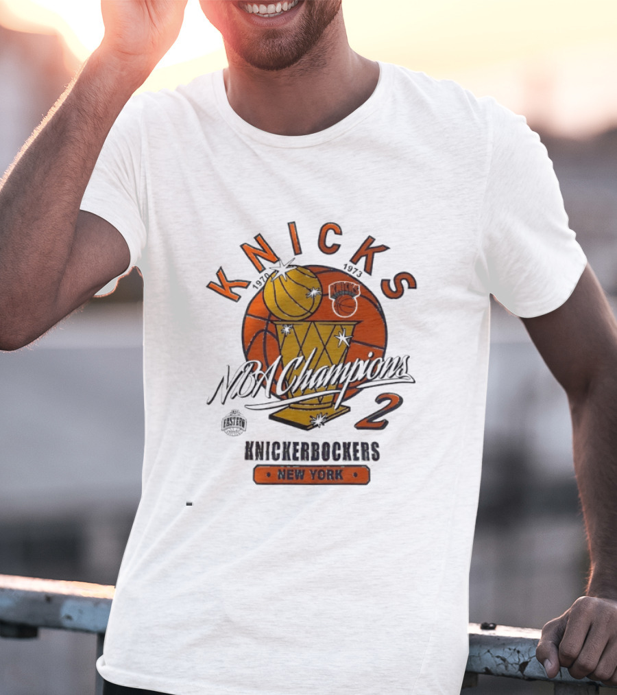Knicks 1970 1973 NBA Champions Knickerbockers New York T-Shirt