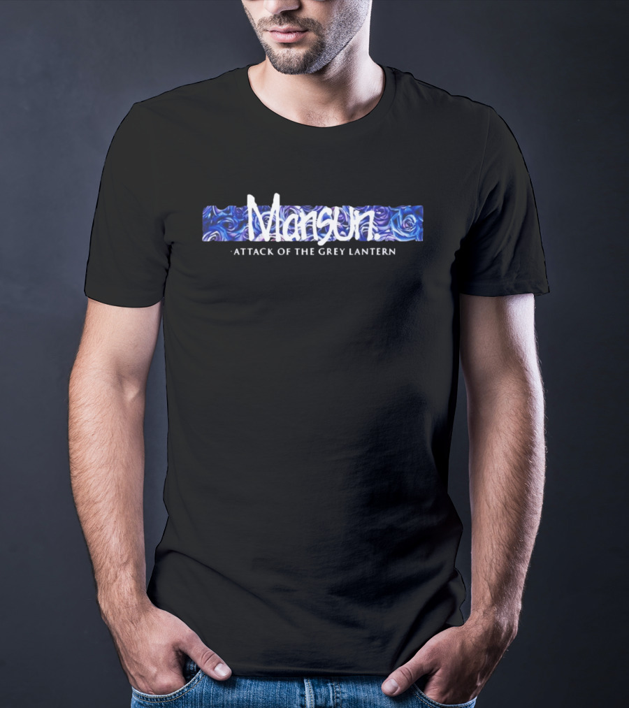 Mansun Attack Of The Grey Lantern Blue Purple Roses T-Shirt