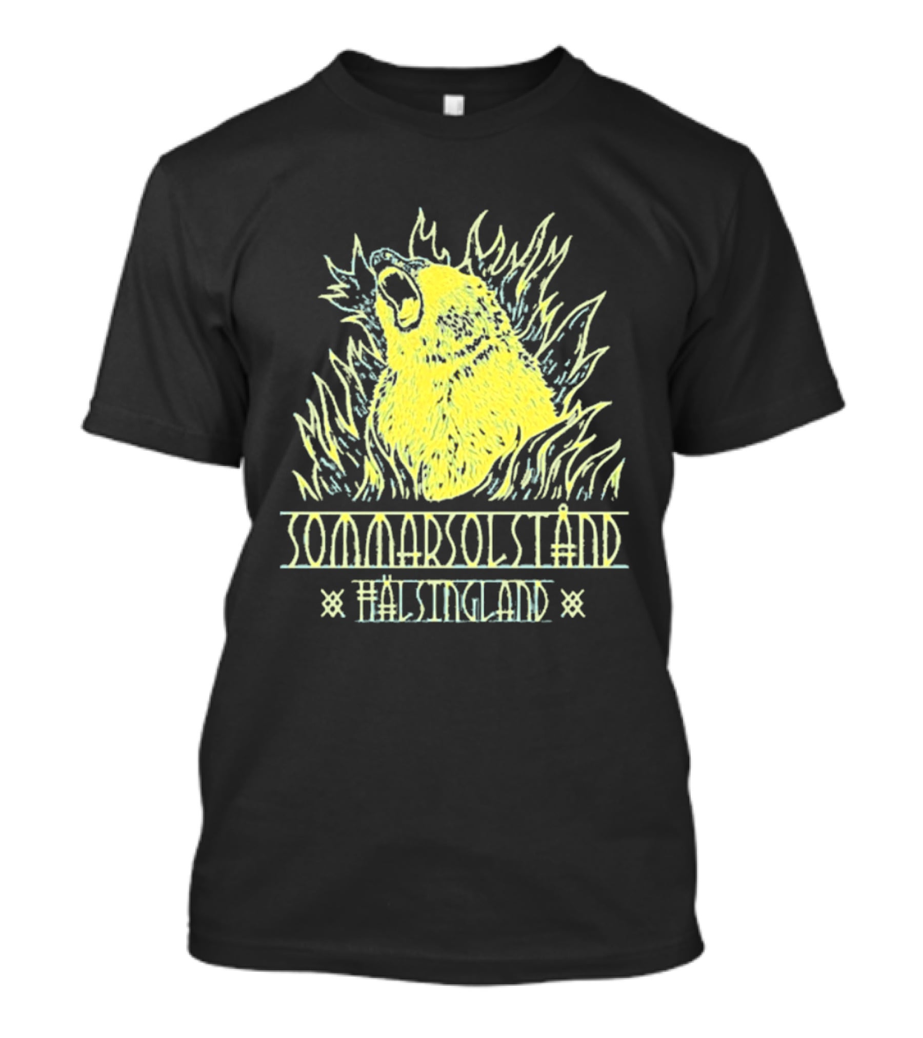 Sommarsolstånd Hälsingland Bear Flame T-Shirt