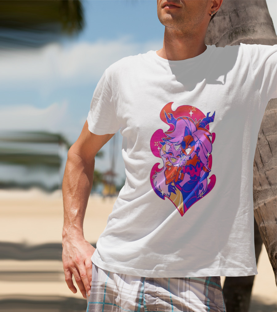 Mrs Mayberry And Martha Pride 2025 Vibrant Cartoon Duo With Pink And Purple Aesthetic T-Shirt