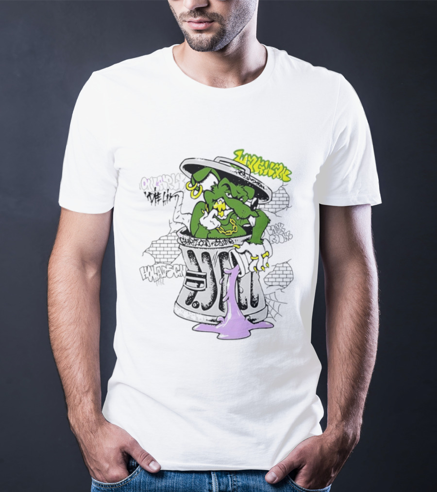 Escape Plan Ghetto Slime Rat Trash Can Die Lit Back Rooms Holadsch T-Shirt