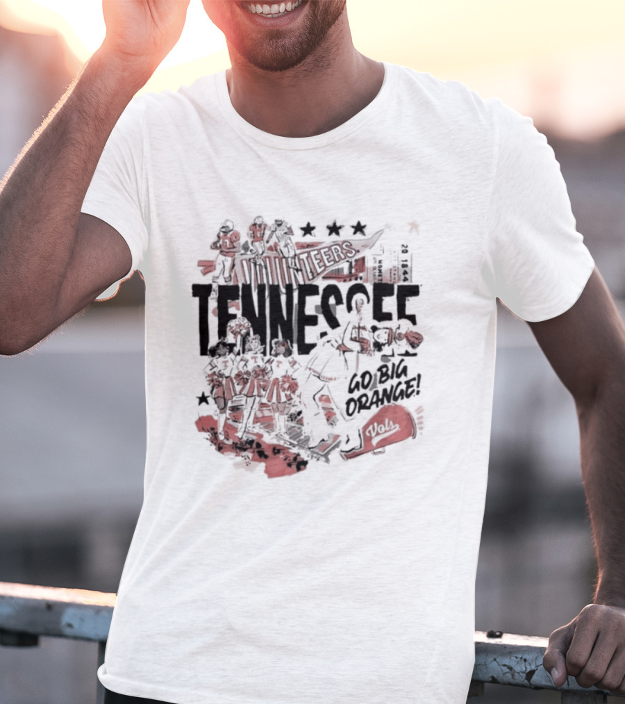 University Volunteer Tennessee Go Big Orange T-Shirt