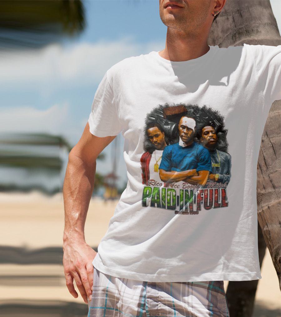 Rico Ace Boogie Mitch Paid In Full Harlem 1986 Iconic Movie T-Shirt