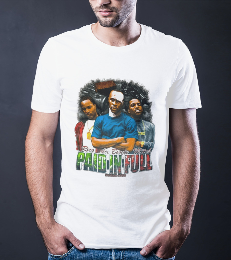 Rico Ace Boogie Mitch Paid In Full Harlem 1986 Iconic Movie T-Shirt
