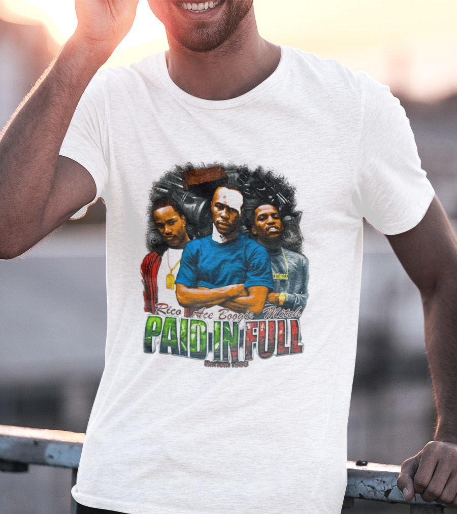 Rico Ace Boogie Mitch Paid In Full Harlem 1986 Iconic Movie T-Shirt