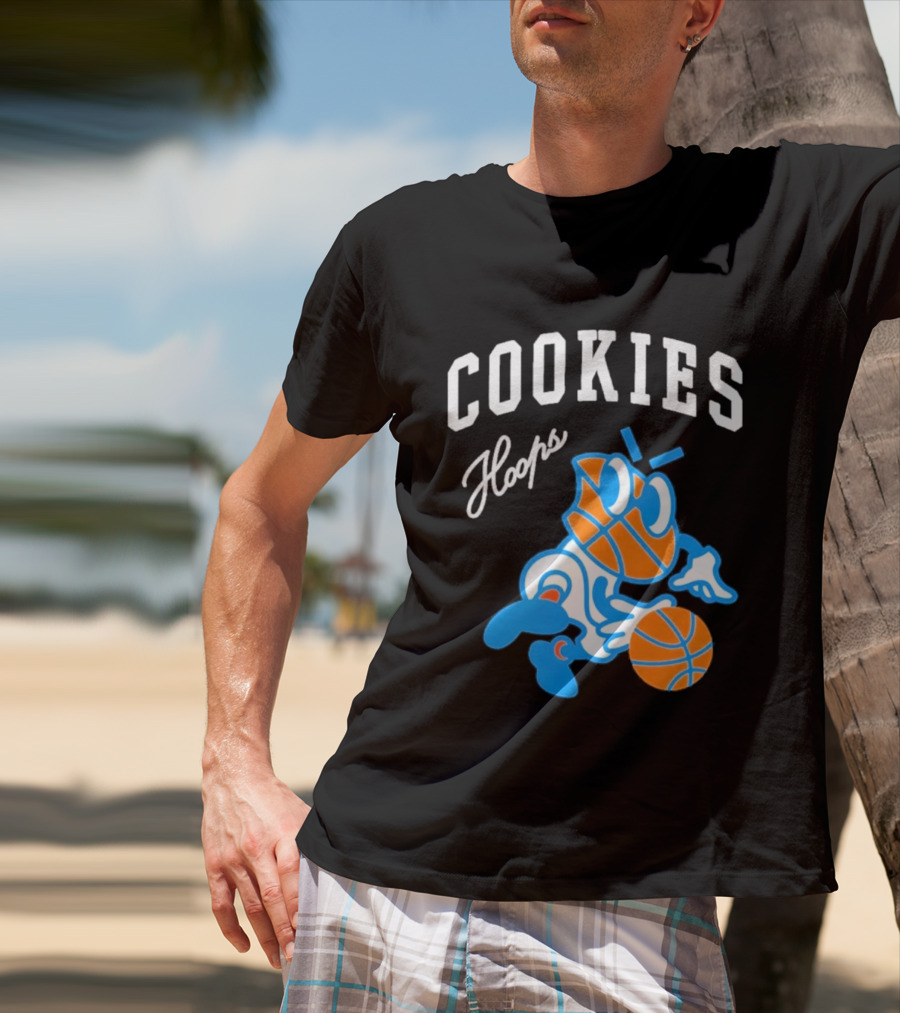 Cookies Hoops Basketball Cartoon Character Streetwear T-Shirt