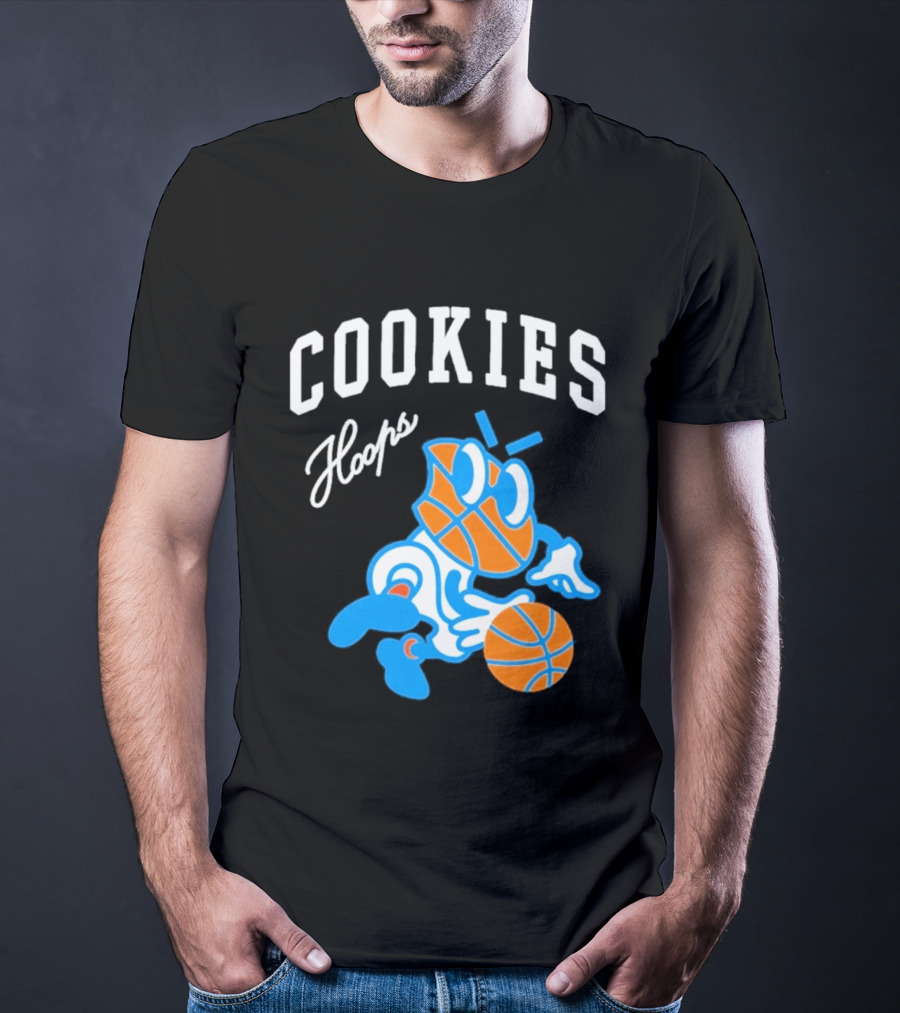Cookies Hoops Basketball Cartoon Character Streetwear T-Shirt