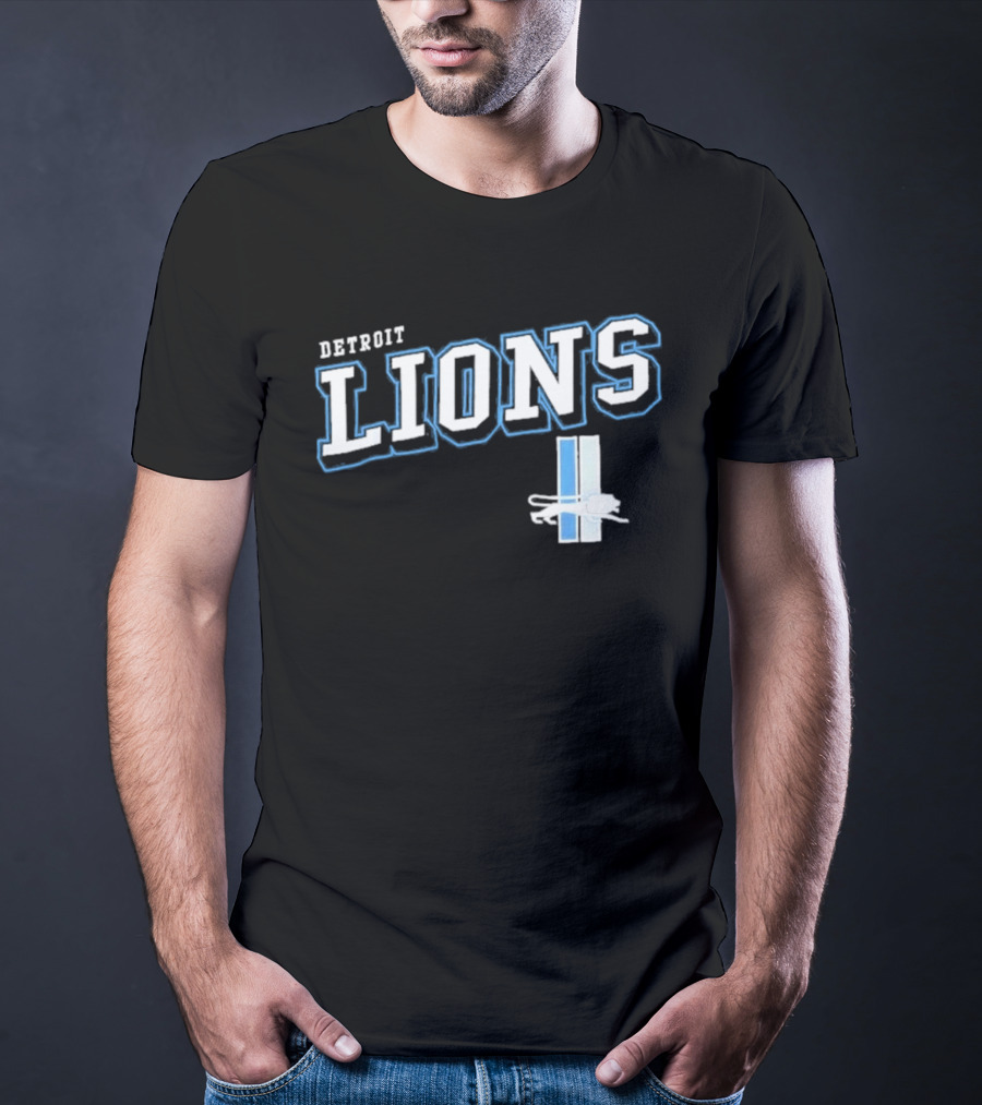 Detroit Lions Black Team Pride T-Shirt