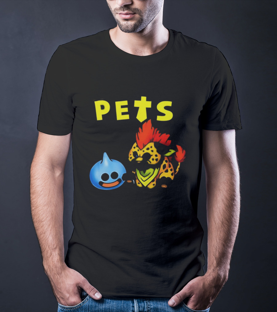 Dragon Quest Pets Slime And Great Sabrecat T-Shirt