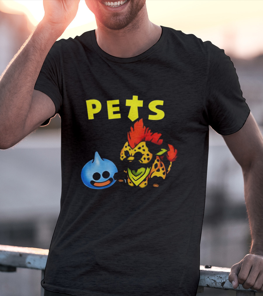 Dragon Quest Pets Slime And Great Sabrecat T-Shirt