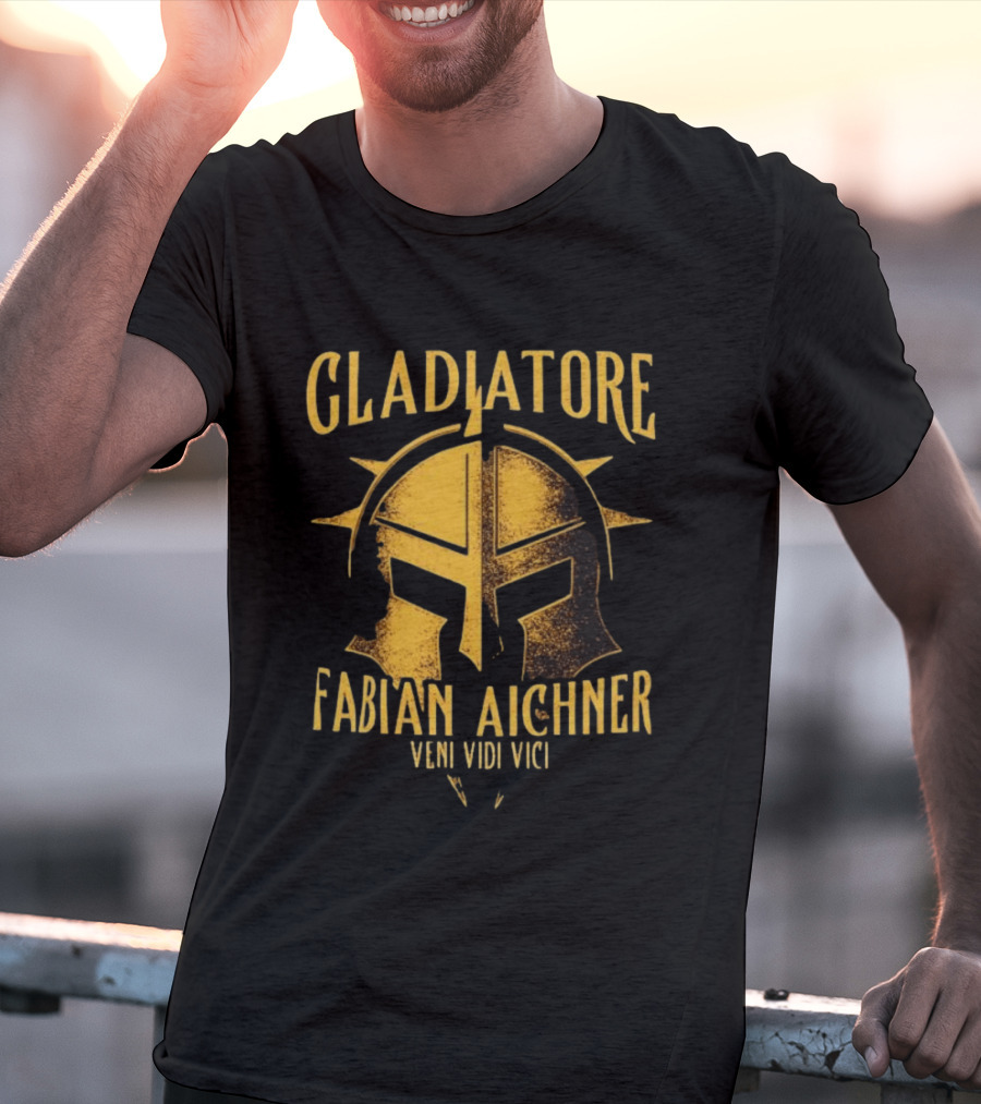 Gladiatore Fabian Aichner Veni Vidi Vici Wrestlers Helmet T-Shirt