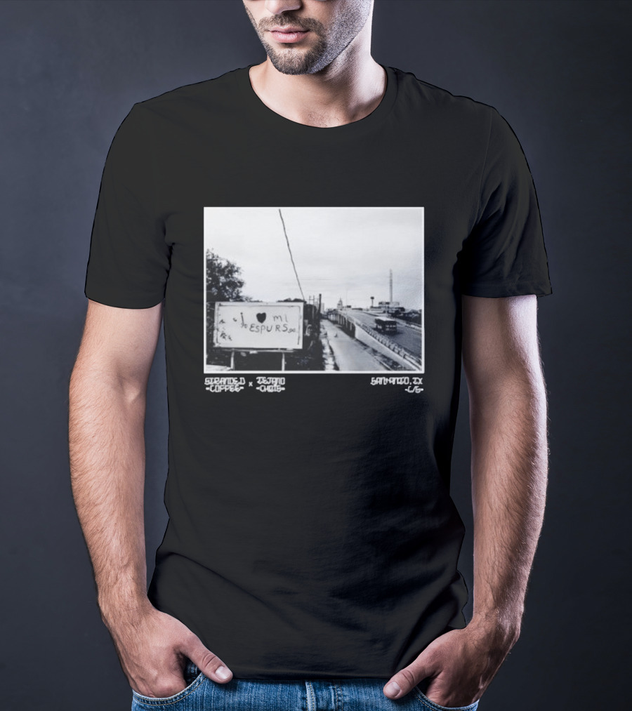 I Love Mi Espurs San Antonio Spurs Texas Granger Coffee Scene T-Shirt