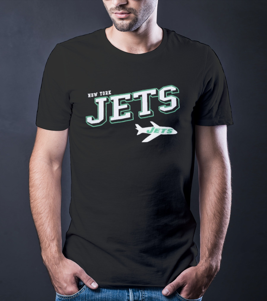 New York Jets Team Spirit Black T-Shirt