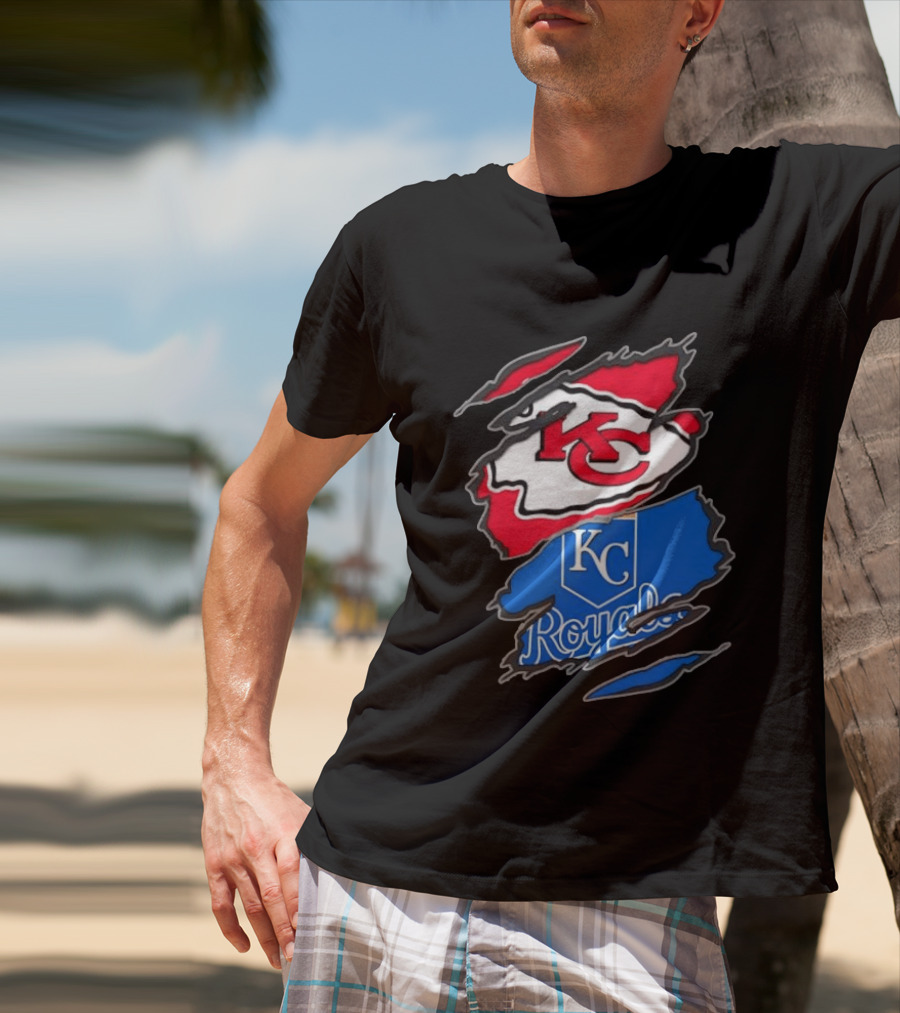 Kansas City Chiefs KC Kansas City Royals MLB Royals KC T-Shirt