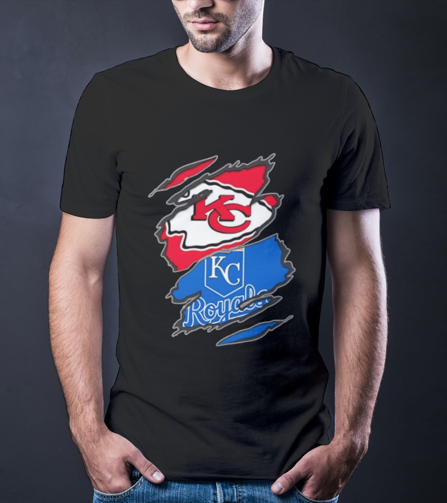 Kansas City Chiefs KC Kansas City Royals MLB Royals KC T-Shirt