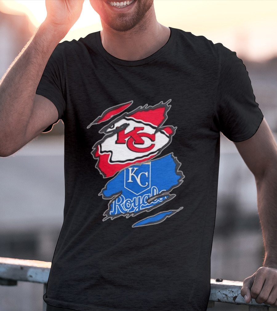 Kansas City Chiefs KC Kansas City Royals MLB Royals KC T-Shirt