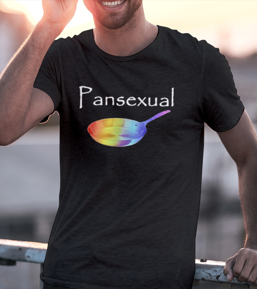 Pansexual Pan Rainbow Pride LGBTQIA Equality Colorful Identity Fun T-Shirt