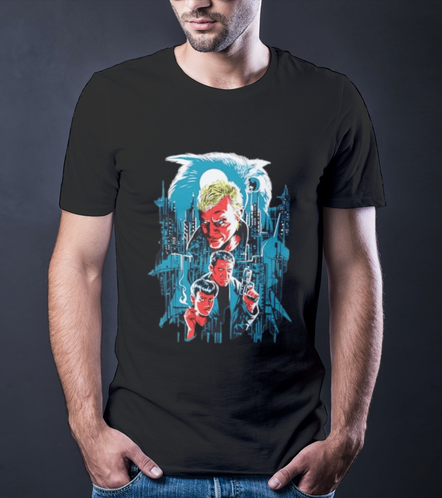 Roy Batty Rick Deckard Rachael Blade Runner Film Noir Sci Fi Classic Movie T-Shirt