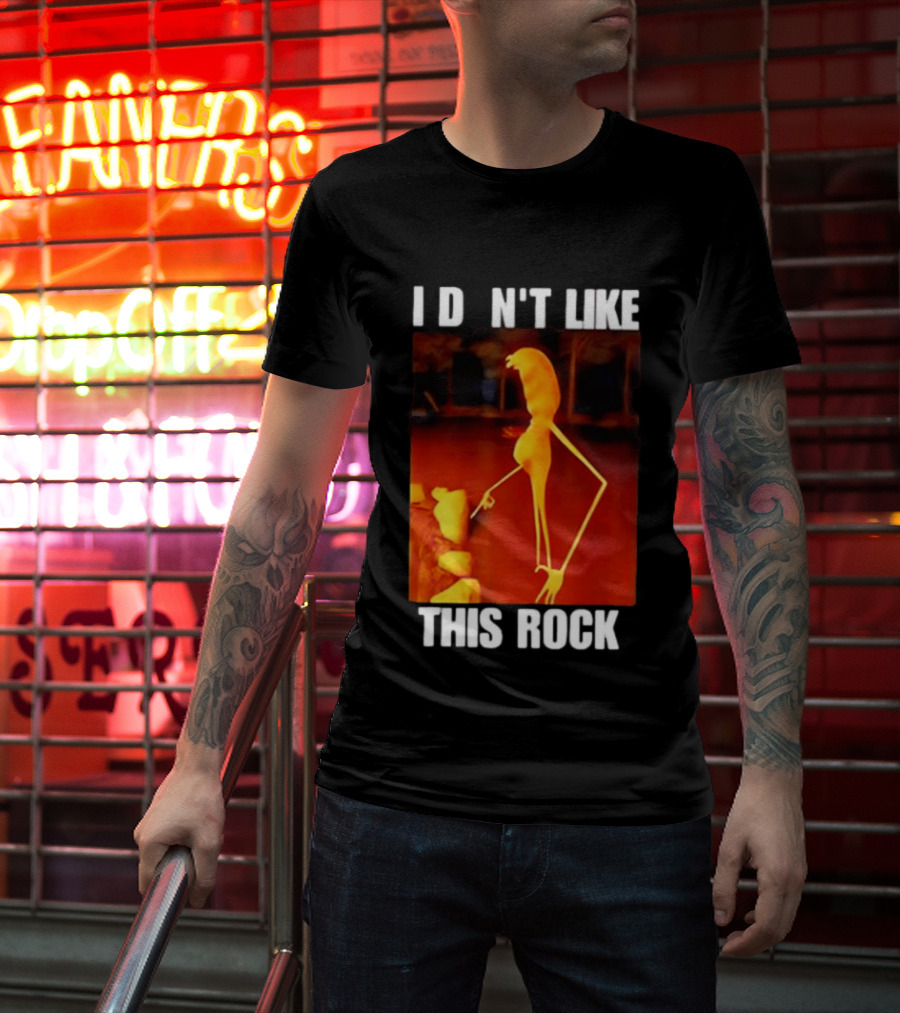 Salad Fingers I Don't Like This Rock Surreal Horror Meme T-Shirt