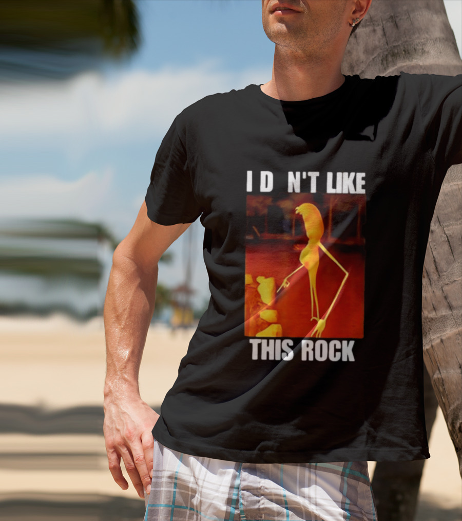 Salad Fingers I Don't Like This Rock Surreal Horror Meme T-Shirt