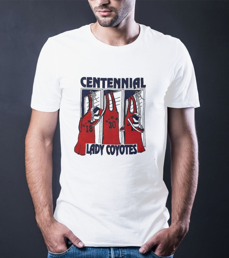 Centennial Lady Coyotes Basketball Team Jerseys With Numbers 18 30 T-Shirt