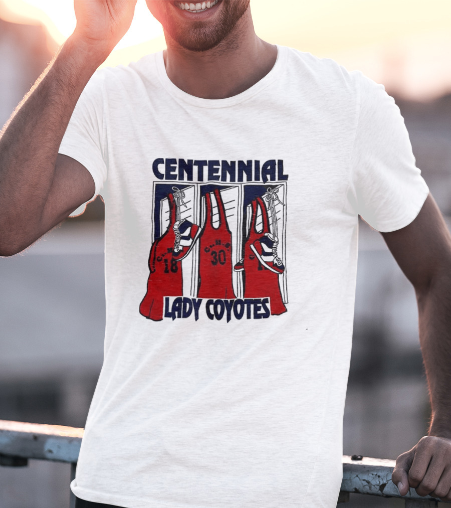 Centennial Lady Coyotes Basketball Team Jerseys With Numbers 18 30 T-Shirt