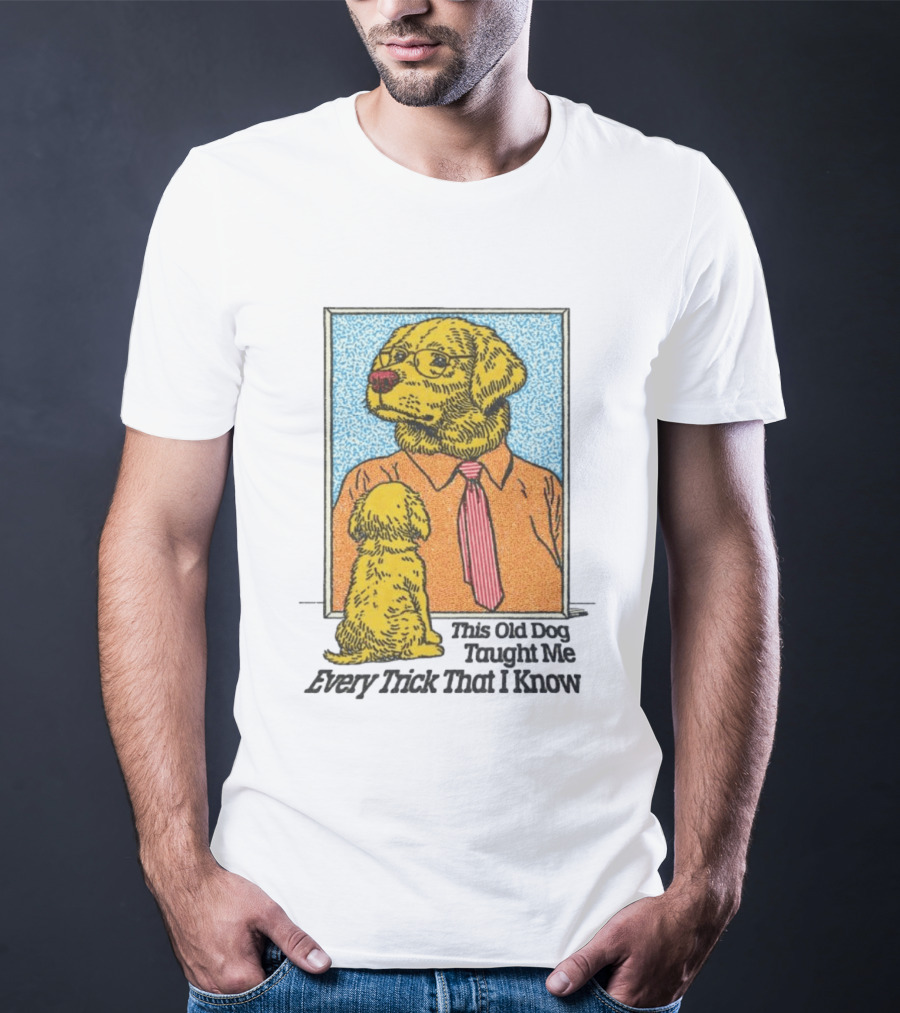 Mac Demarco This Old Dog Taught Me Every Trick That I Know Cartoon Dogs In Mirror T-Shirt