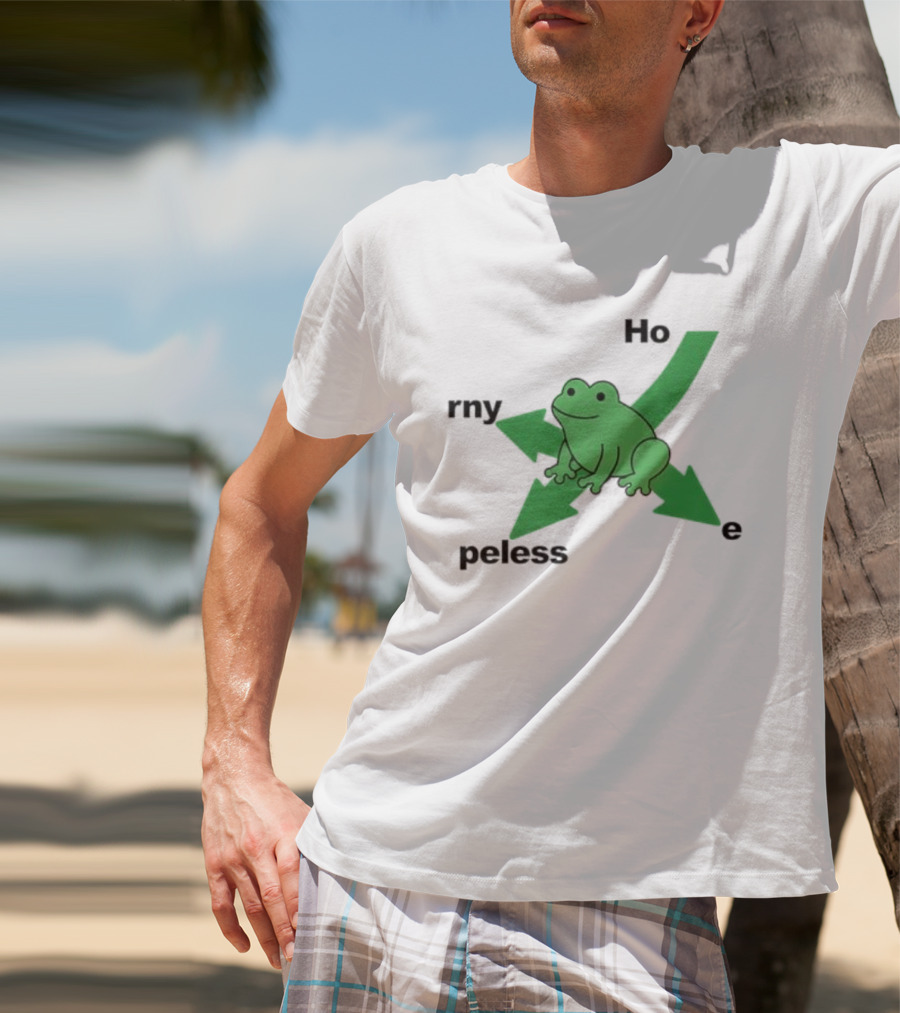 Ho Rn Y Peless Frog Directional E T-Shirt