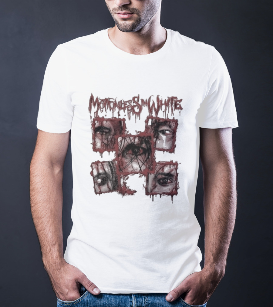 Motionless In White Bloodshot Eyes And Dripping Red 2026 T-Shirt