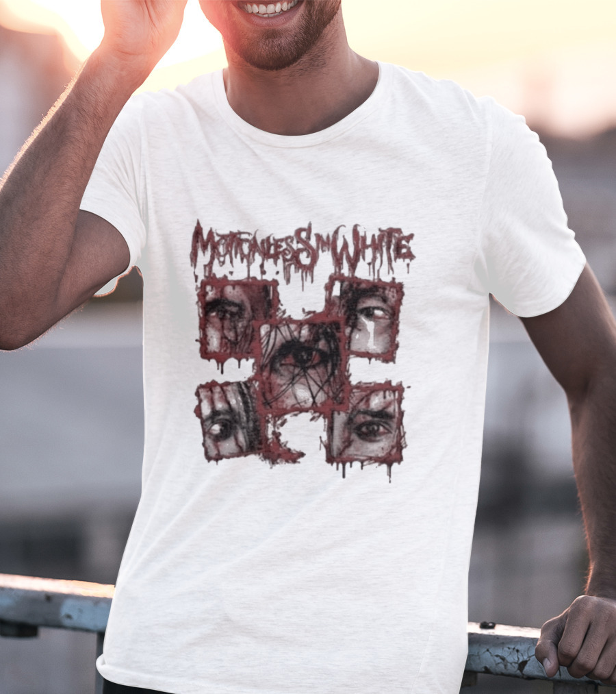 Motionless In White Bloodshot Eyes And Dripping Red 2026 T-Shirt