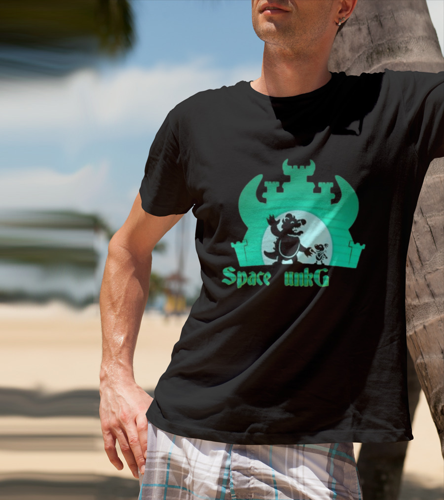 Bowser And Bowser Jr Super Mario Space Junk Galaxy Castle T-Shirt