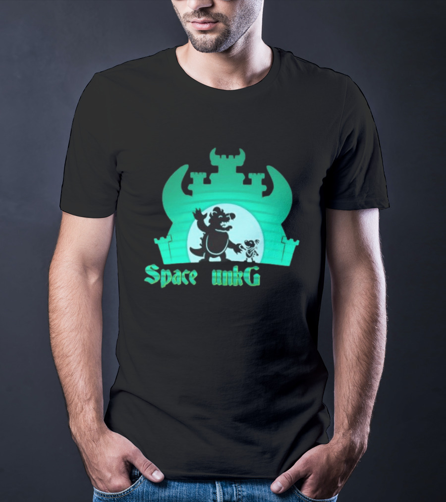 Bowser And Bowser Jr Super Mario Space Junk Galaxy Castle T-Shirt