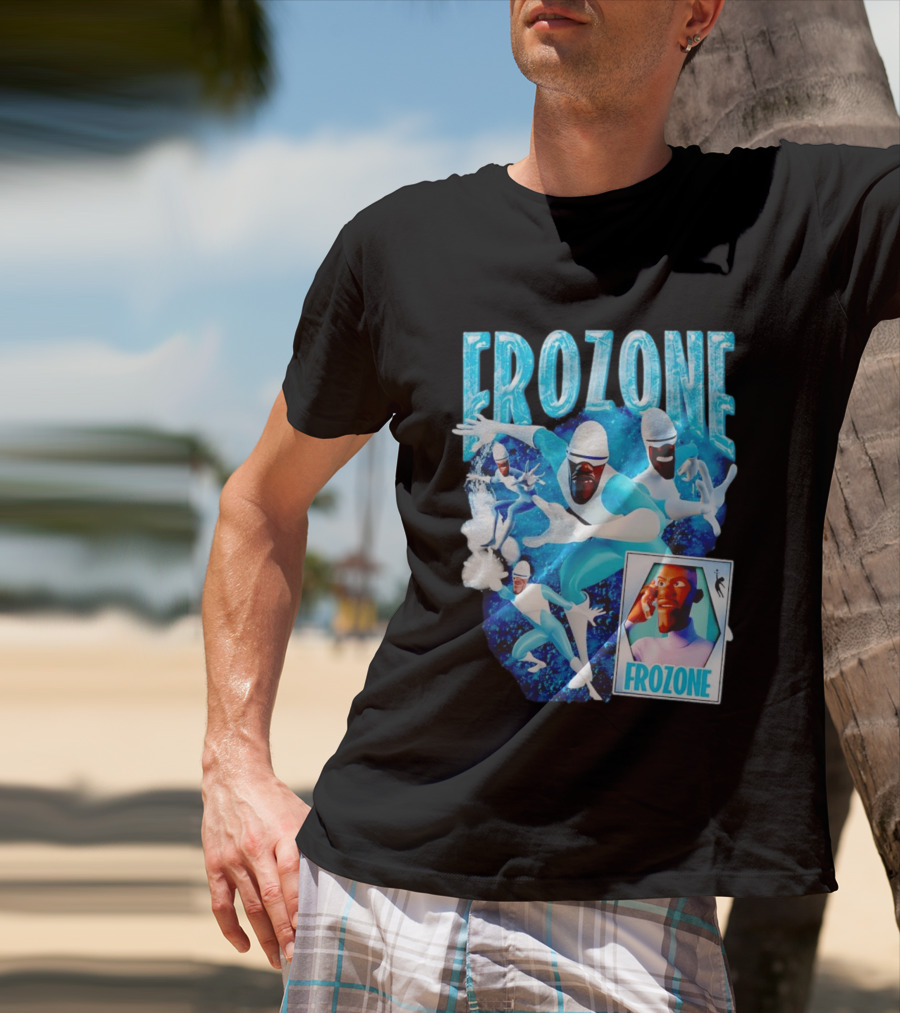 Frozone The Incredibles Disney Movie T-Shirt