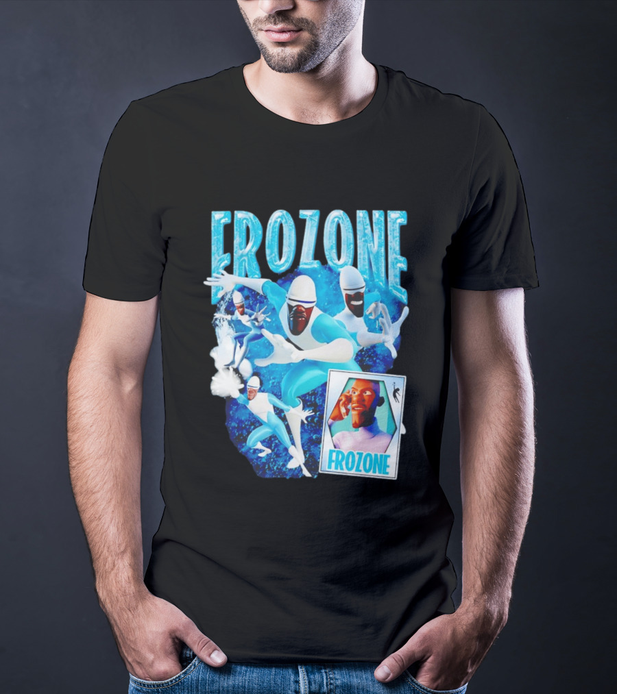 Frozone The Incredibles Disney Movie T-Shirt