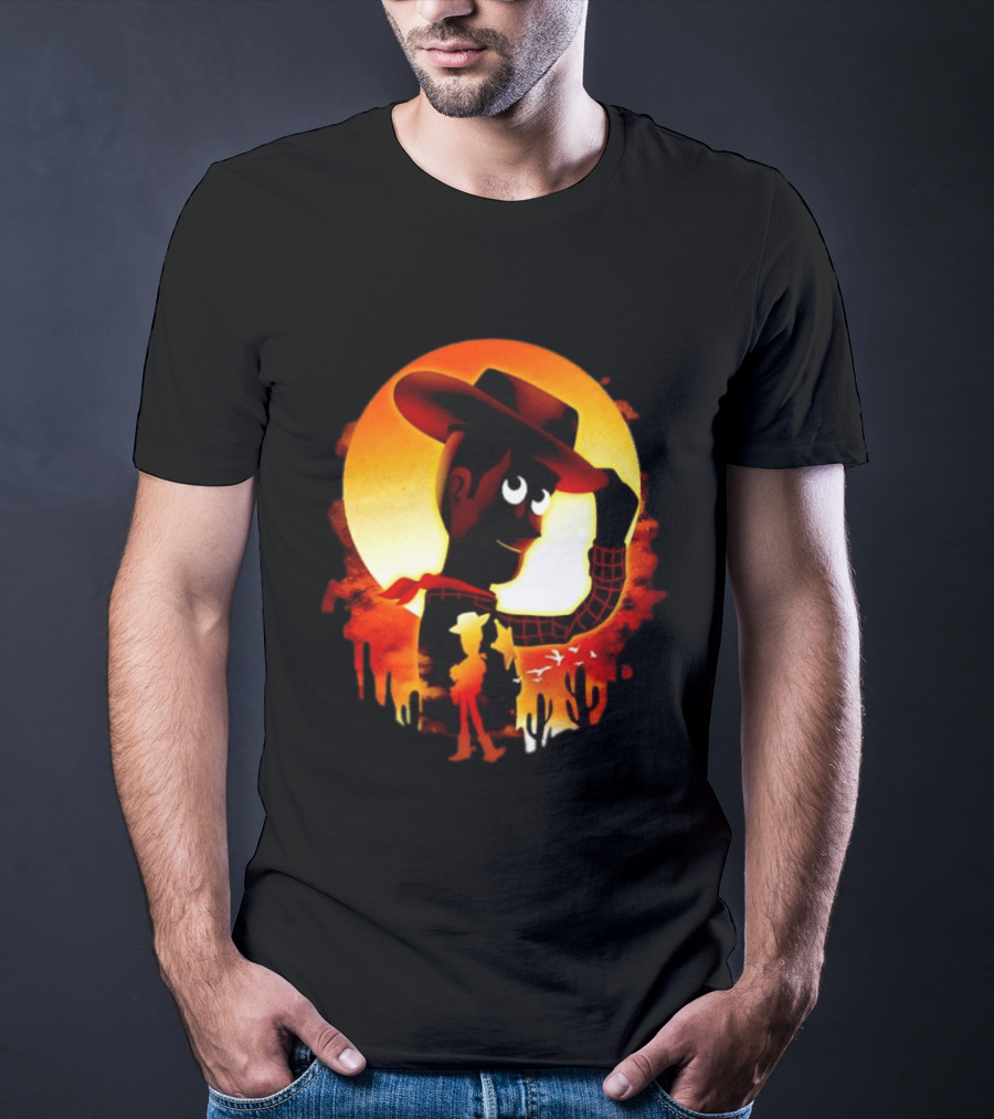 Sheriff Woody Pixar Toy Story Sunset Cowboy T-Shirt