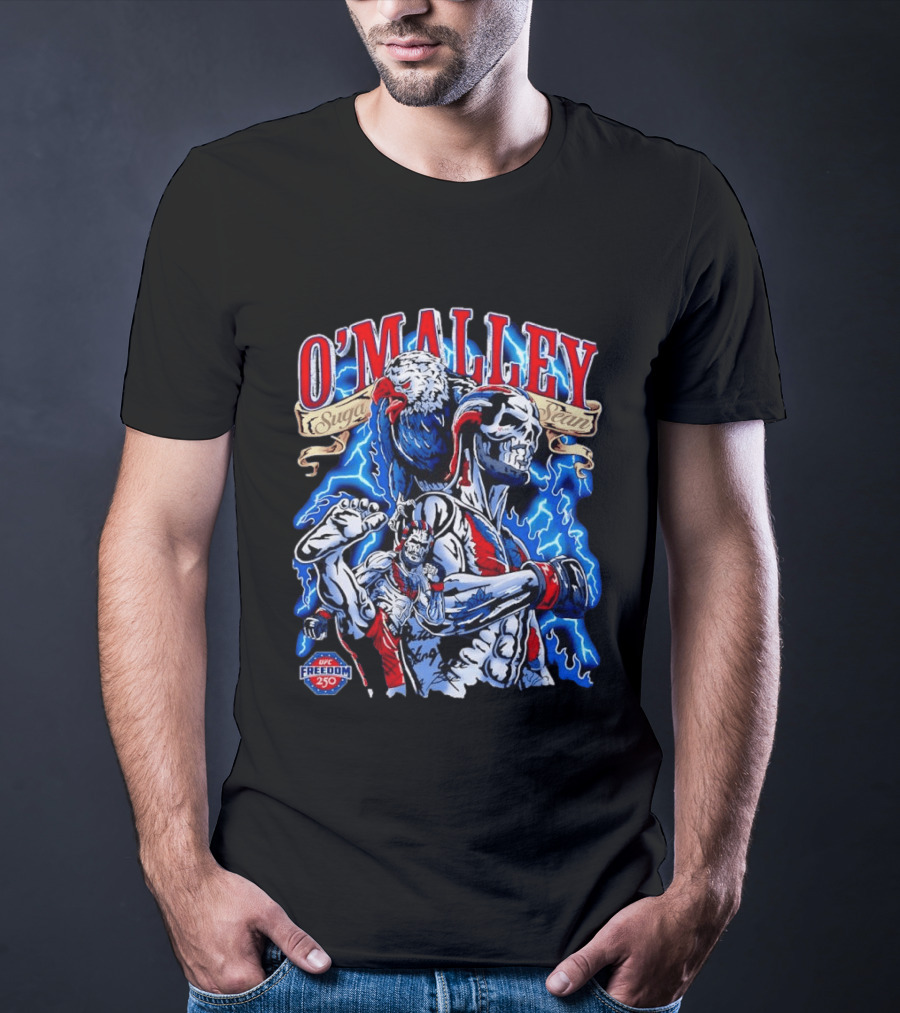 Sean O Malley Suga UFC 250 Freedom Eagle Lightning Fighting T-Shirt