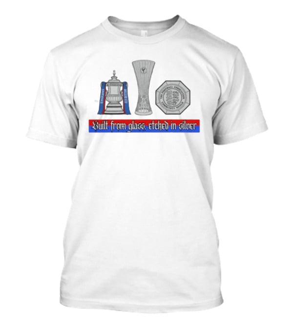 Built From Glass Etched In Silver Emirates FA Cup Community Shield Legends T-Shirt