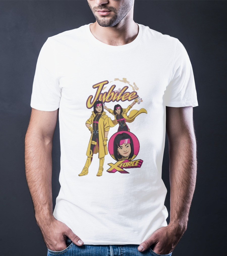 Jubilee Marvel Comics X Men X Force Power Energy Fireworks T-Shirt