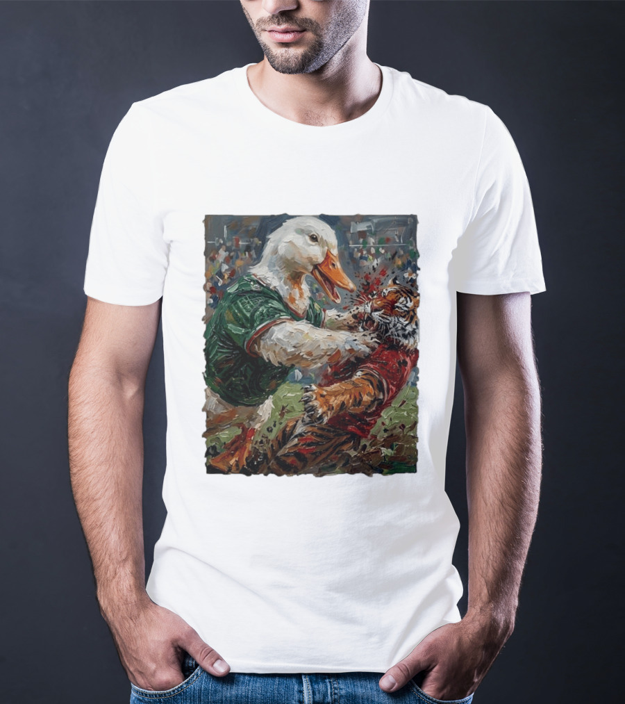 Oregon Ducks Auburn Tigers Football Rivalry Clash T-Shirt