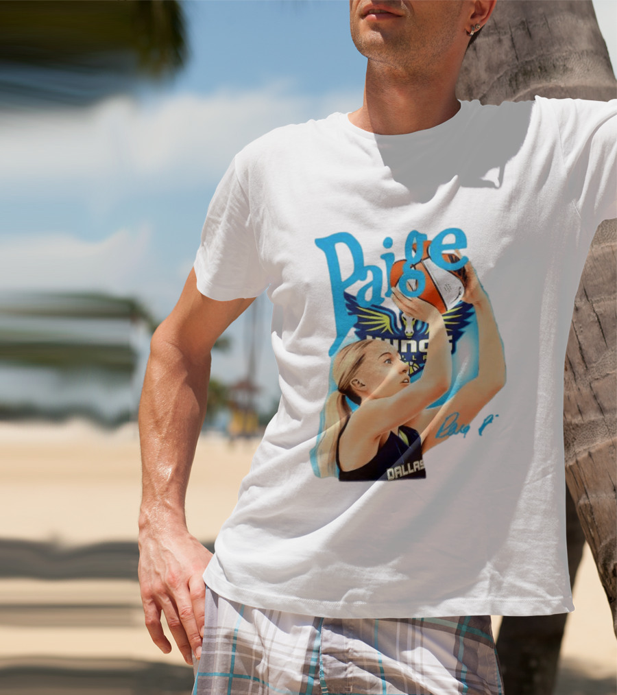 Paige Bueckers Dallas Wings Basketball WNBA Player T-Shirt