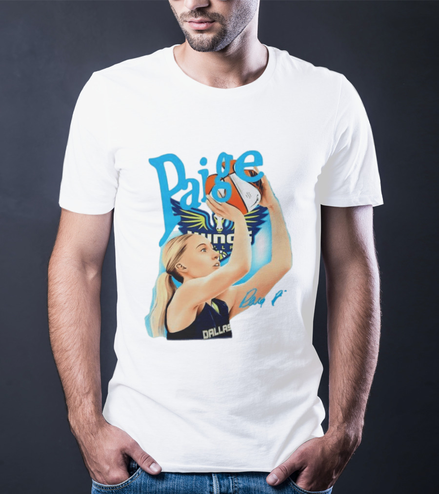 Paige Bueckers Dallas Wings Basketball WNBA Player T-Shirt