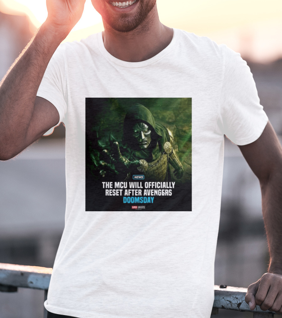 Avengers Doomsday MCU Reset Announcement Super Universe News T-Shirt