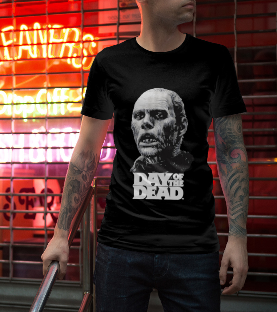 Bub Zombie Day Of The Dead Horror Movie Merchandise T-Shirt
