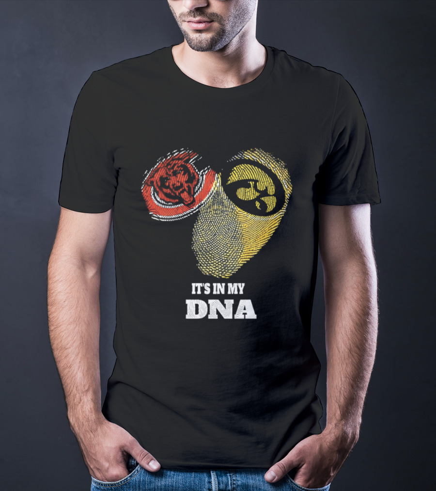 Chicago Bears Iowa Hawkeyes It's In My DNA T-Shirt
