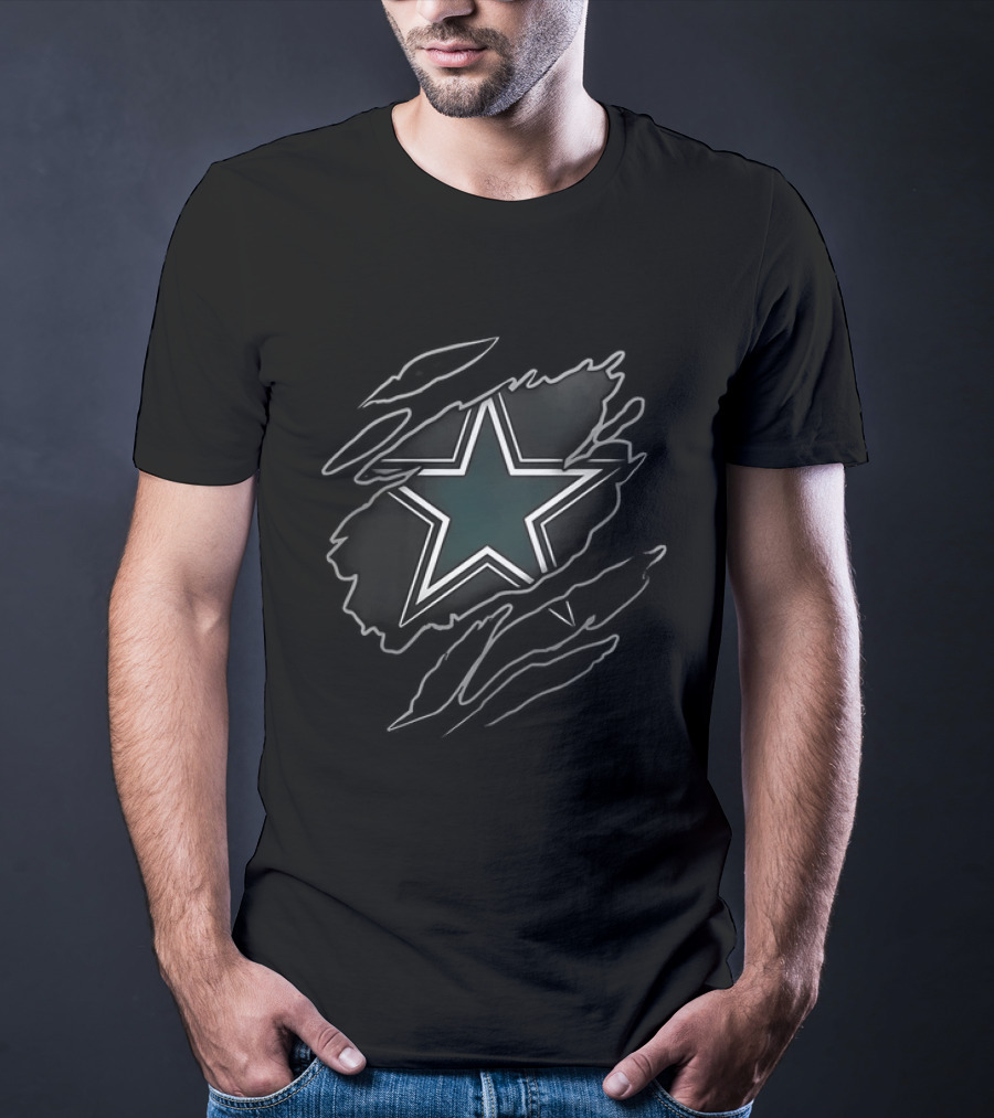 Dallas Cowboys Star Rip Reveal T-Shirt